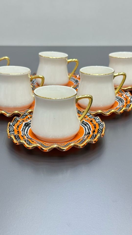 MANDARİNA 6’LI FİNCAN SETİ