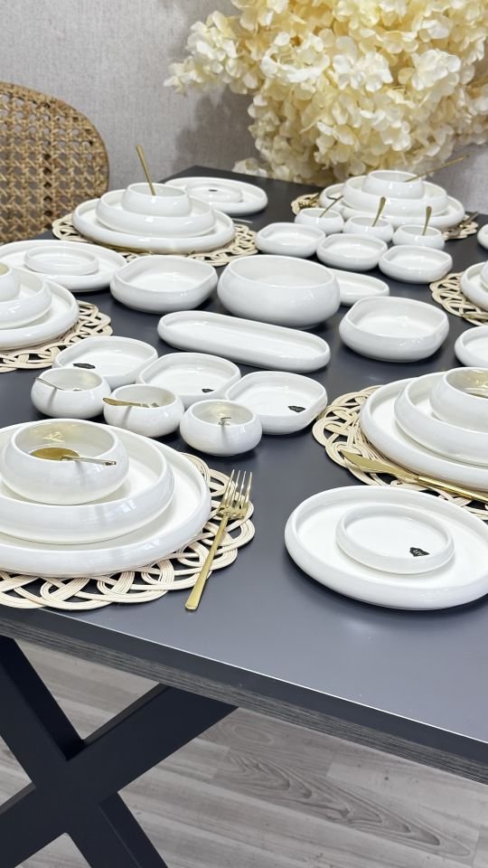 FAVORİ SET BİANCO PERLA 47 PARÇA 6 KİŞİLİK HER ÖĞÜN SET