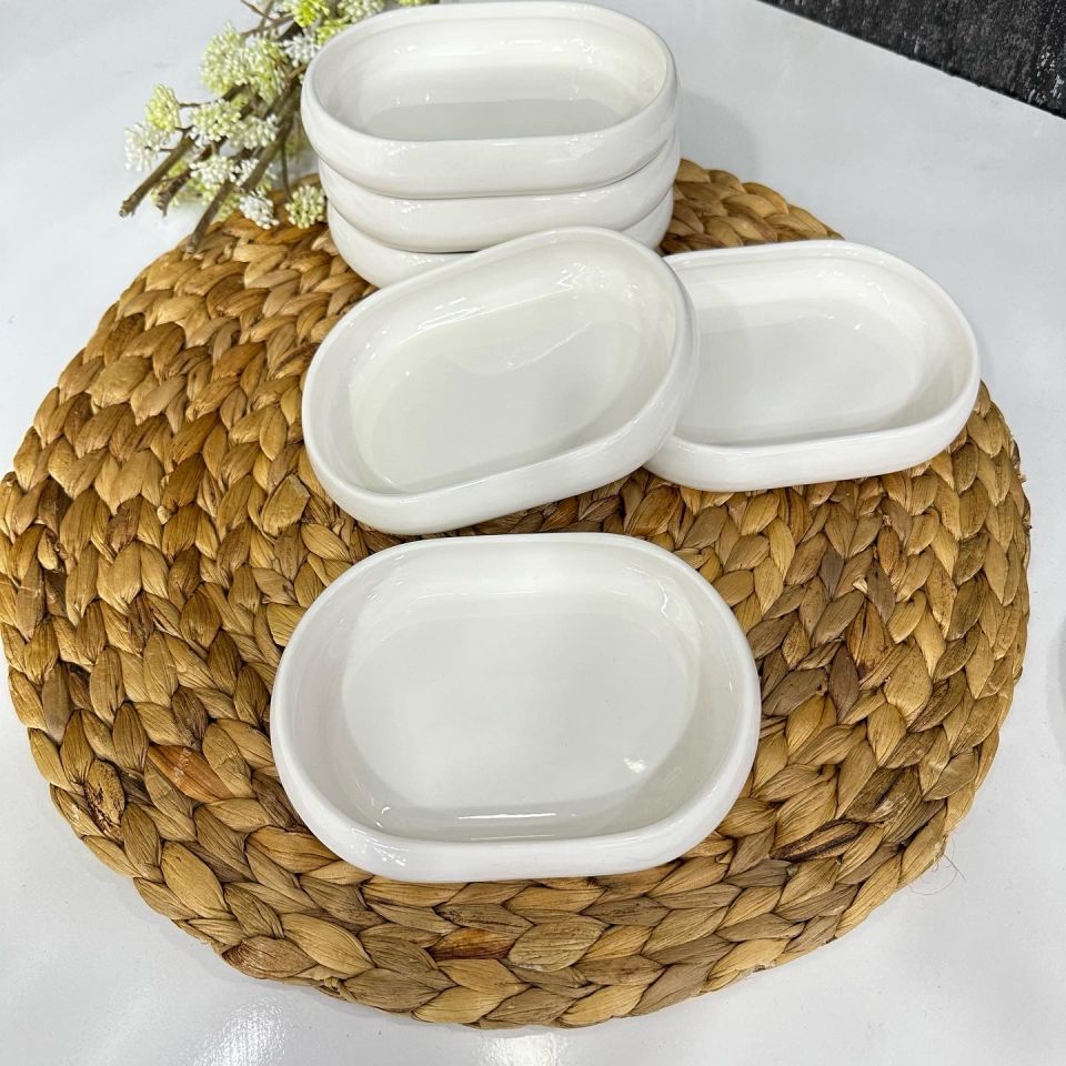 BİANCO PERLA 13.5CM OVAL SERVİS