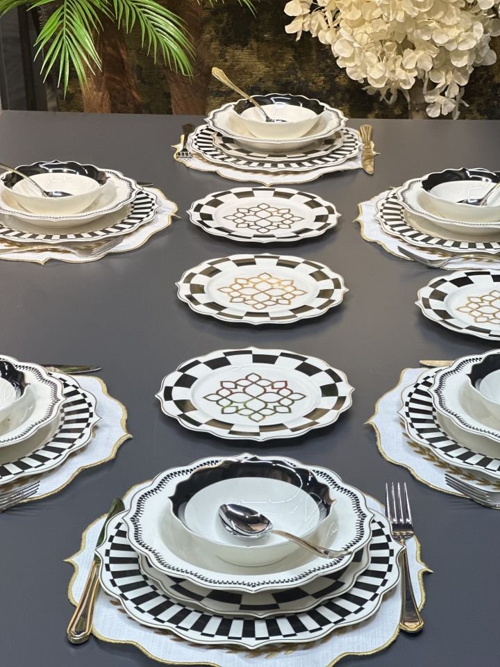 BONE 24 PARÇA 6 KİŞİLİK YEMEK TAKIMI