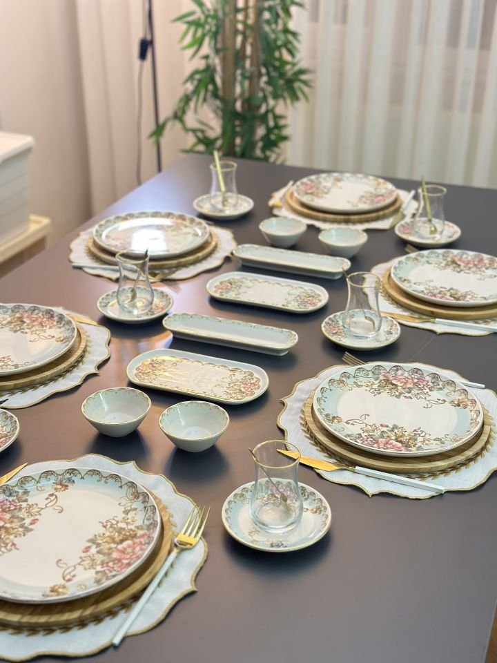 ASYA ROOM 32 PARÇA 6 KİŞİLİK KAHVALTI TAKIMI