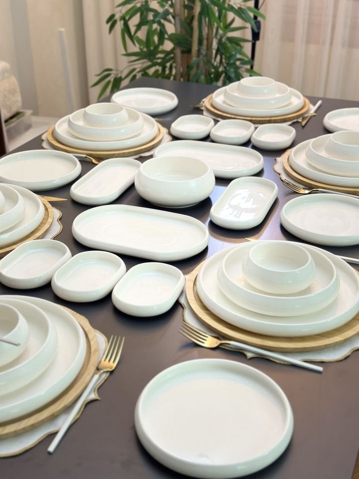 35 PARÇA 6 KİŞİLİK BİANCO PERLA HER ÖĞÜN PORSELEN SET