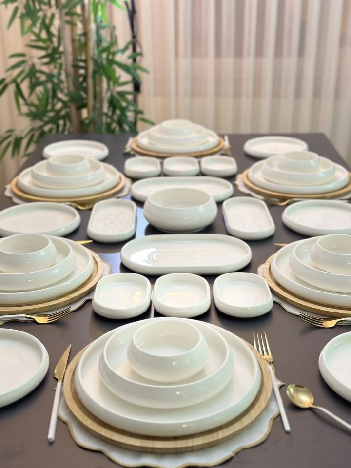 35 PARÇA 6 KİŞİLİK BİANCO PERLA HER ÖĞÜN PORSELEN SET