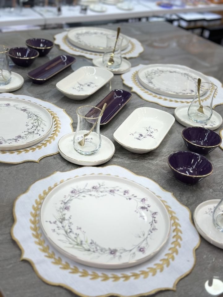 32 PARÇA LAVENDER KAHVALTI TAKIMI
