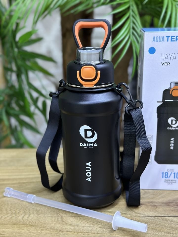 DAIMA AGUA 1000ML SİYAH TERMOS