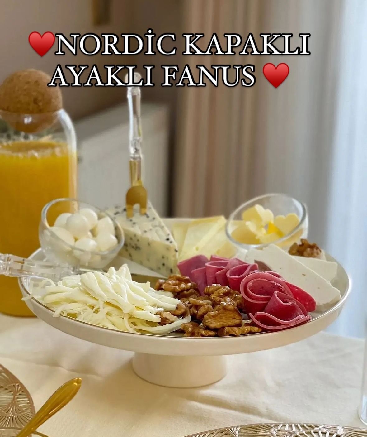 NORDİC KAPAKLI FANUS