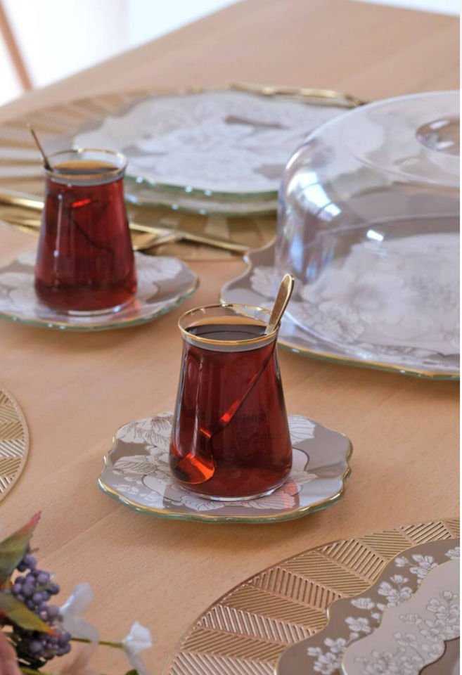 BELİZE 28 PARÇA 6 KİŞİLİK CAM İKRAM SETİ