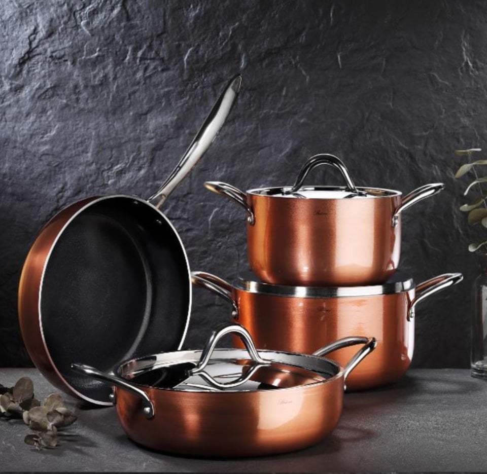 COPPERFİELD 7 PARÇA TENCERE SETİ