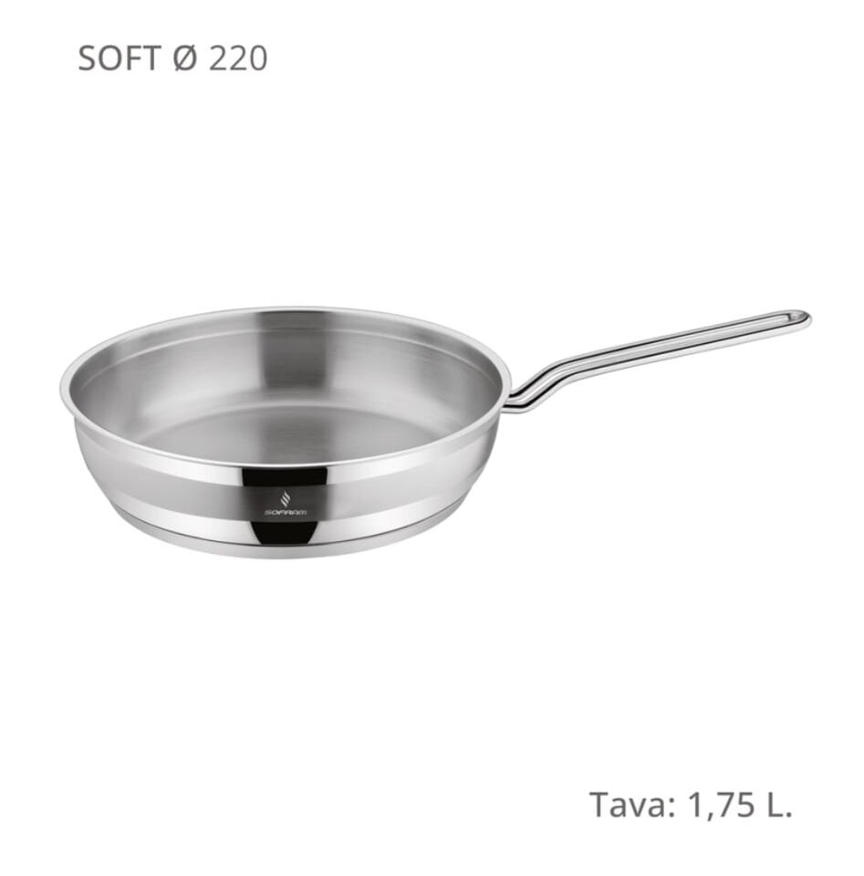 SOFRAM SOFT 22CM ÇELİK TAVA