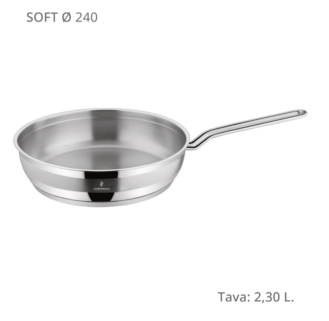 SOFRAM SOFT 24CM ÇELİK TAVA