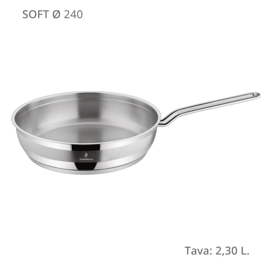SOFRAM SOFT 24CM ÇELİK TAVA