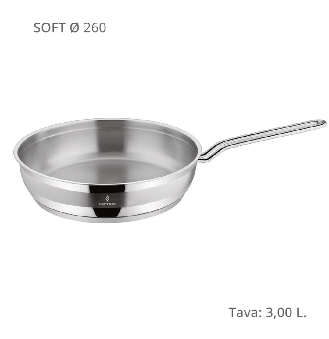 SOFRAM SOFT 26CM ÇELİK TAVA