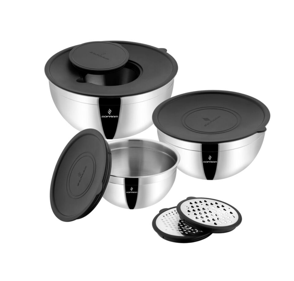 SOFRAM 9 PARÇA SAKLAMA VE KARIŞTIRMA KABI SETİ